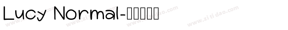 Lucy Normal字体转换